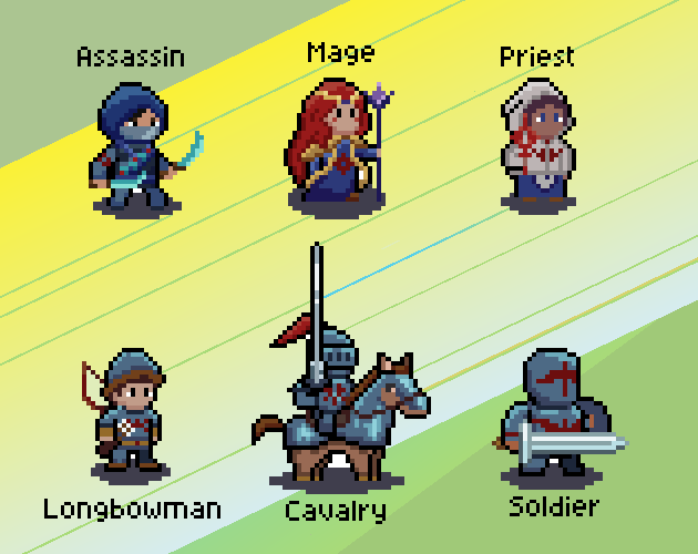 RPG Human Characters Asset Pack 32x32